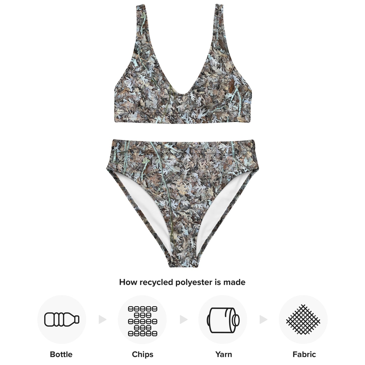 Southern Cameaux Ground Cover Recycled high-waisted bikini