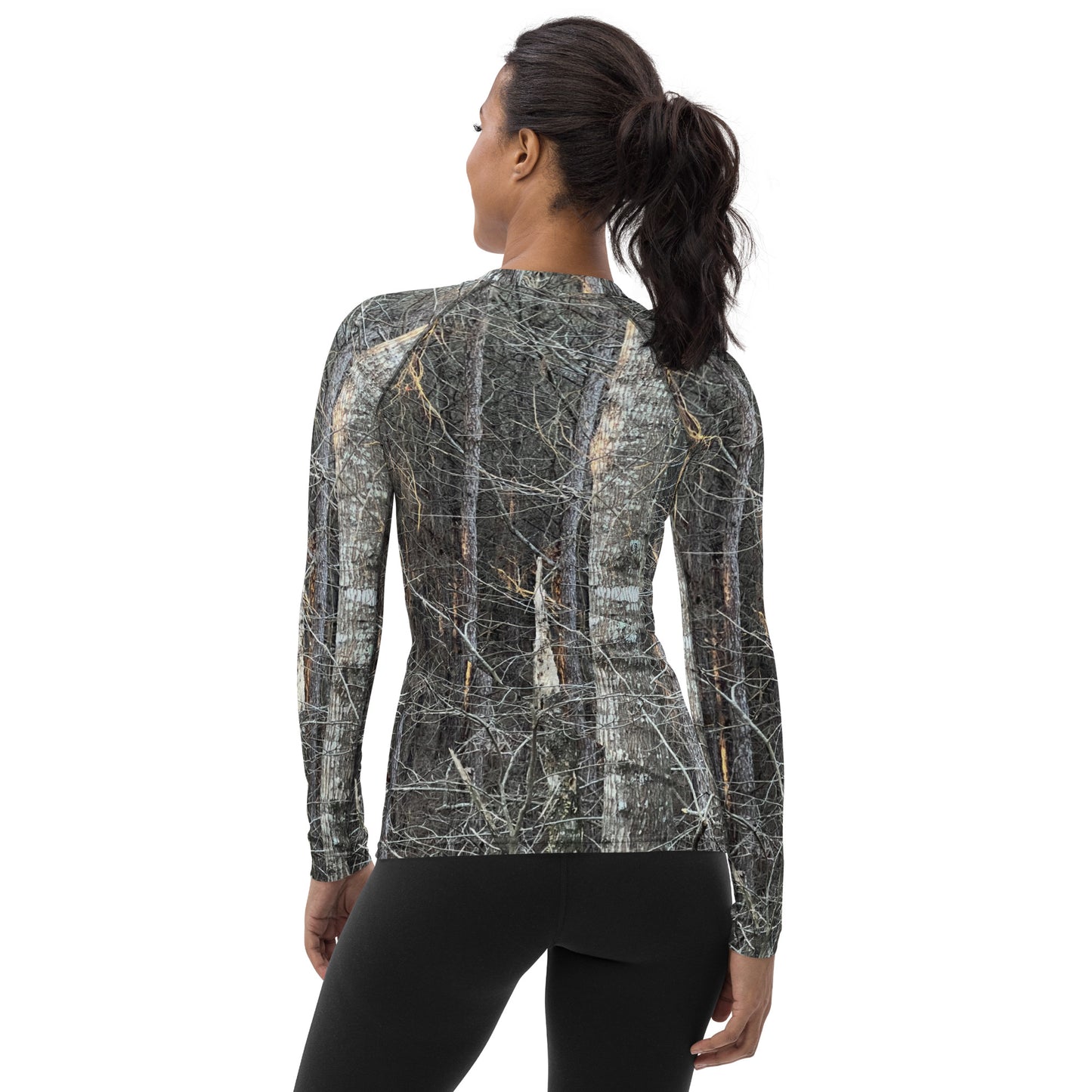 Southern Cameaux Dark Oak Women's Rash Guard