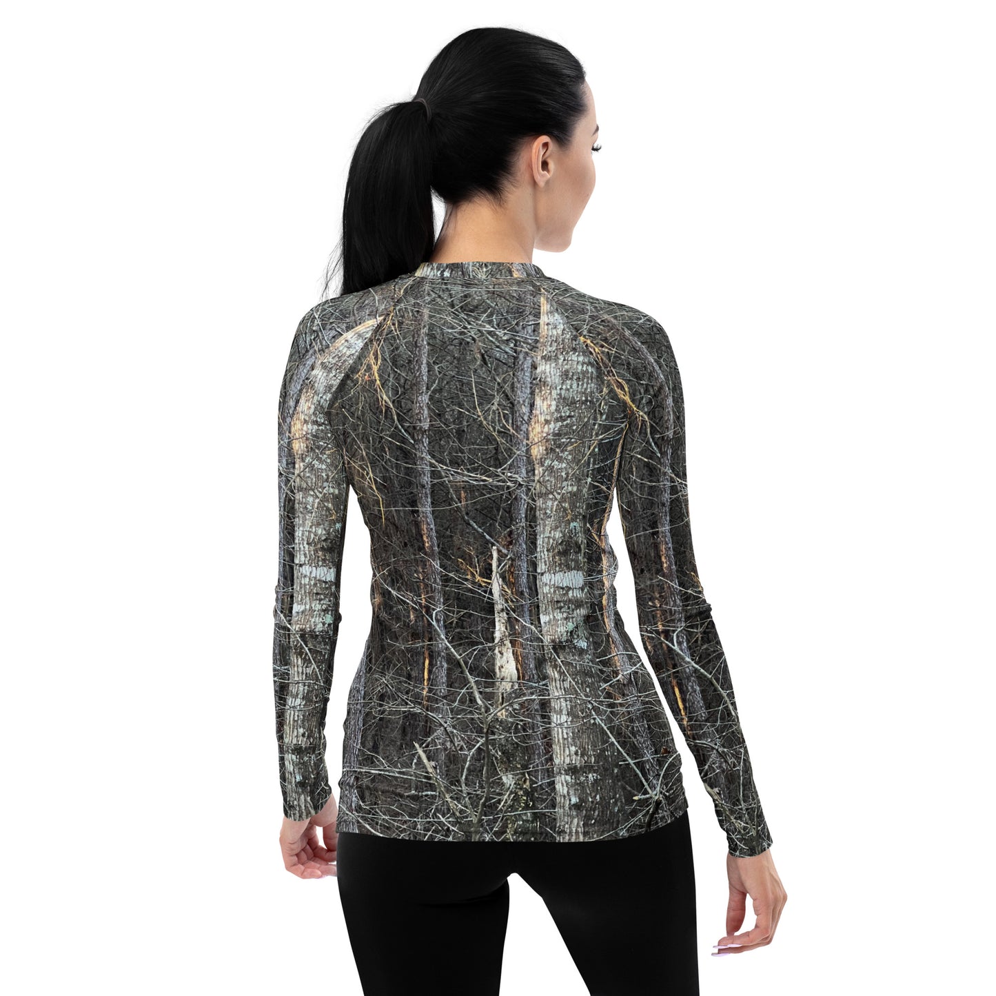 Southern Cameaux Dark Oak Women's Rash Guard