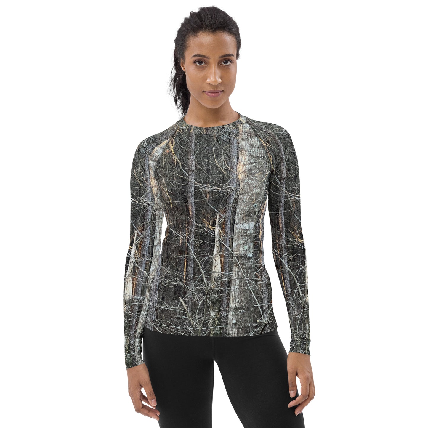 Southern Cameaux Dark Oak Women's Rash Guard