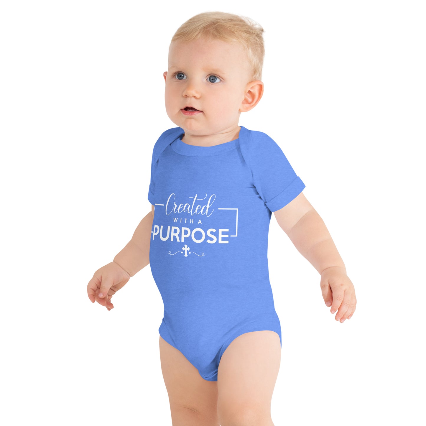 Created with a purpose Baby short sleeve one piece