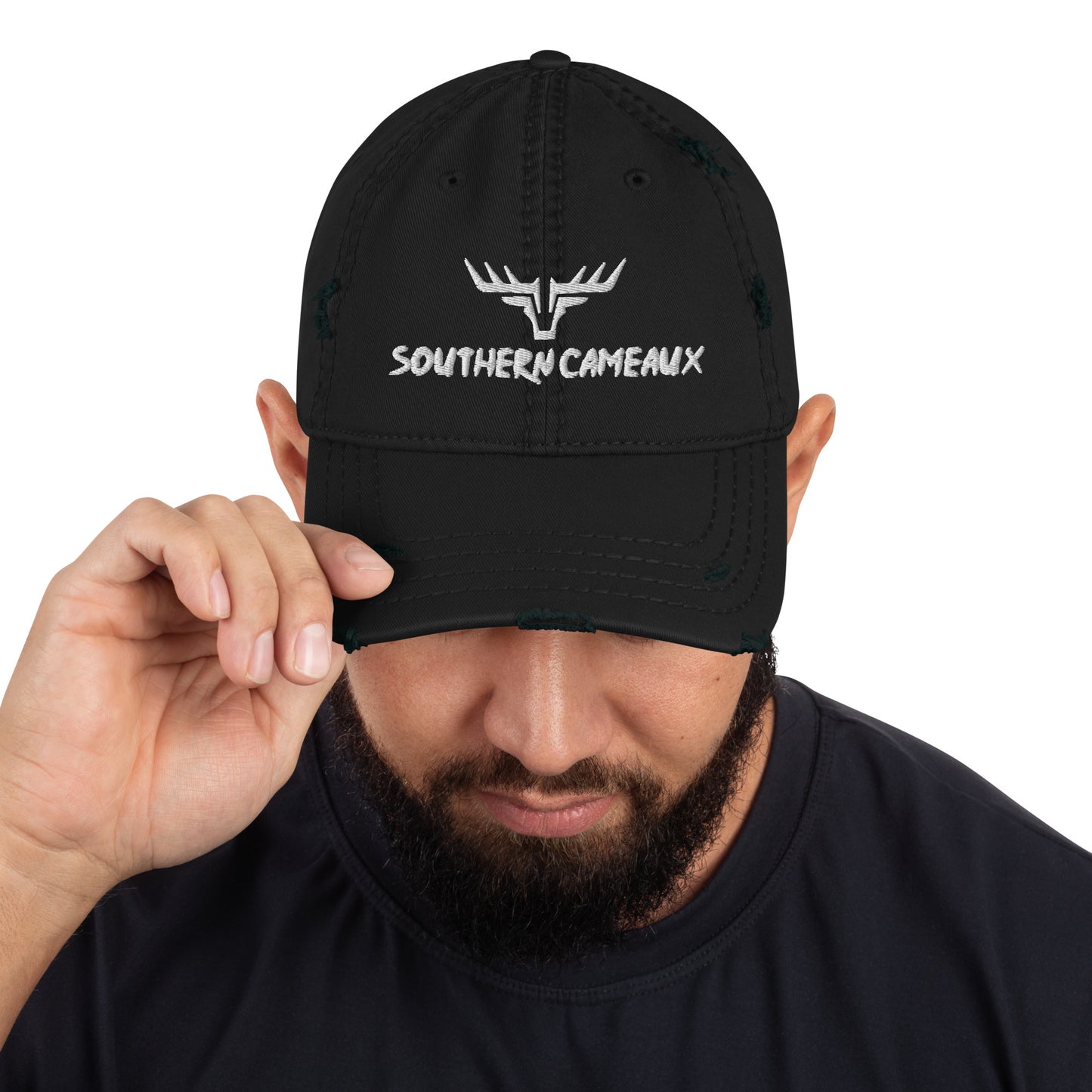 Southern Cameaux Distressed Dad Hat