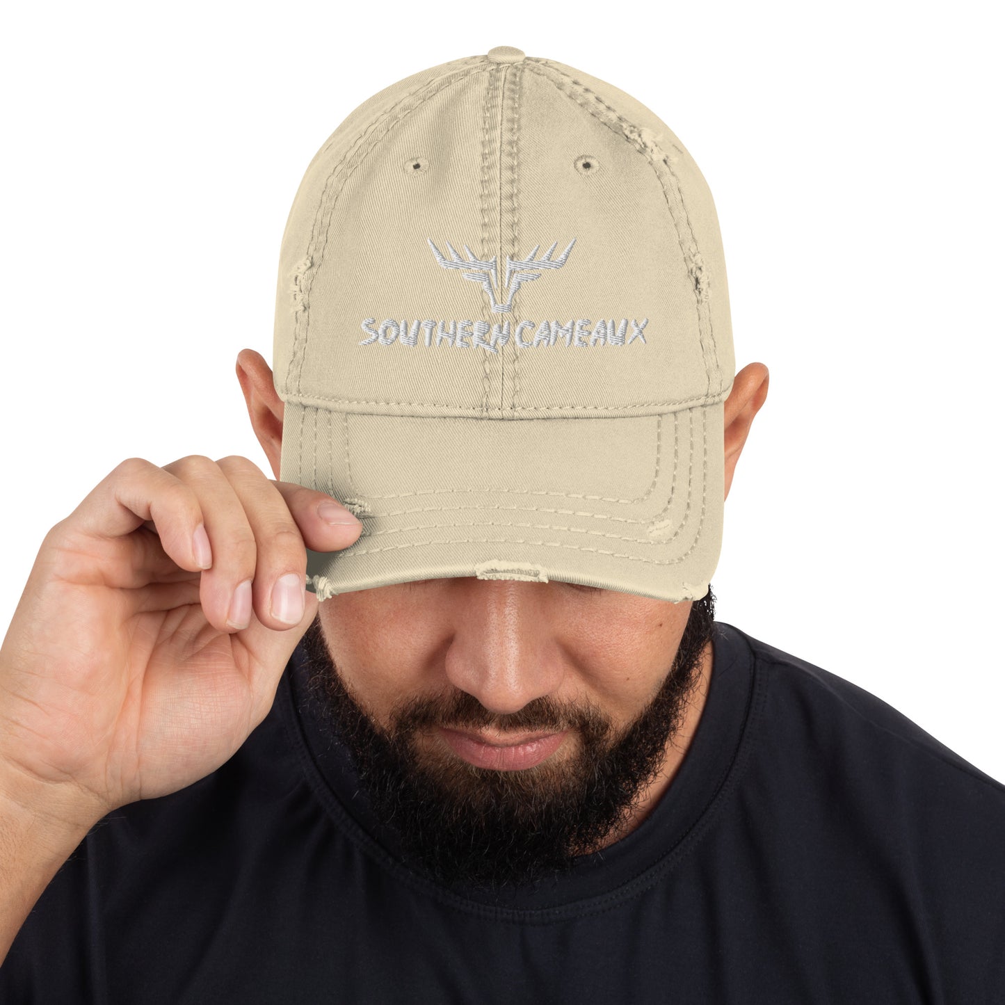 Southern Cameaux Distressed Dad Hat